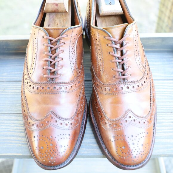 Allen Edmonds McNeil 9.5-D Brown Wingtip Oxford Mens Dress Shoes main image 12